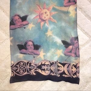 Silk Scarf, 5 ft long- Bored Angels